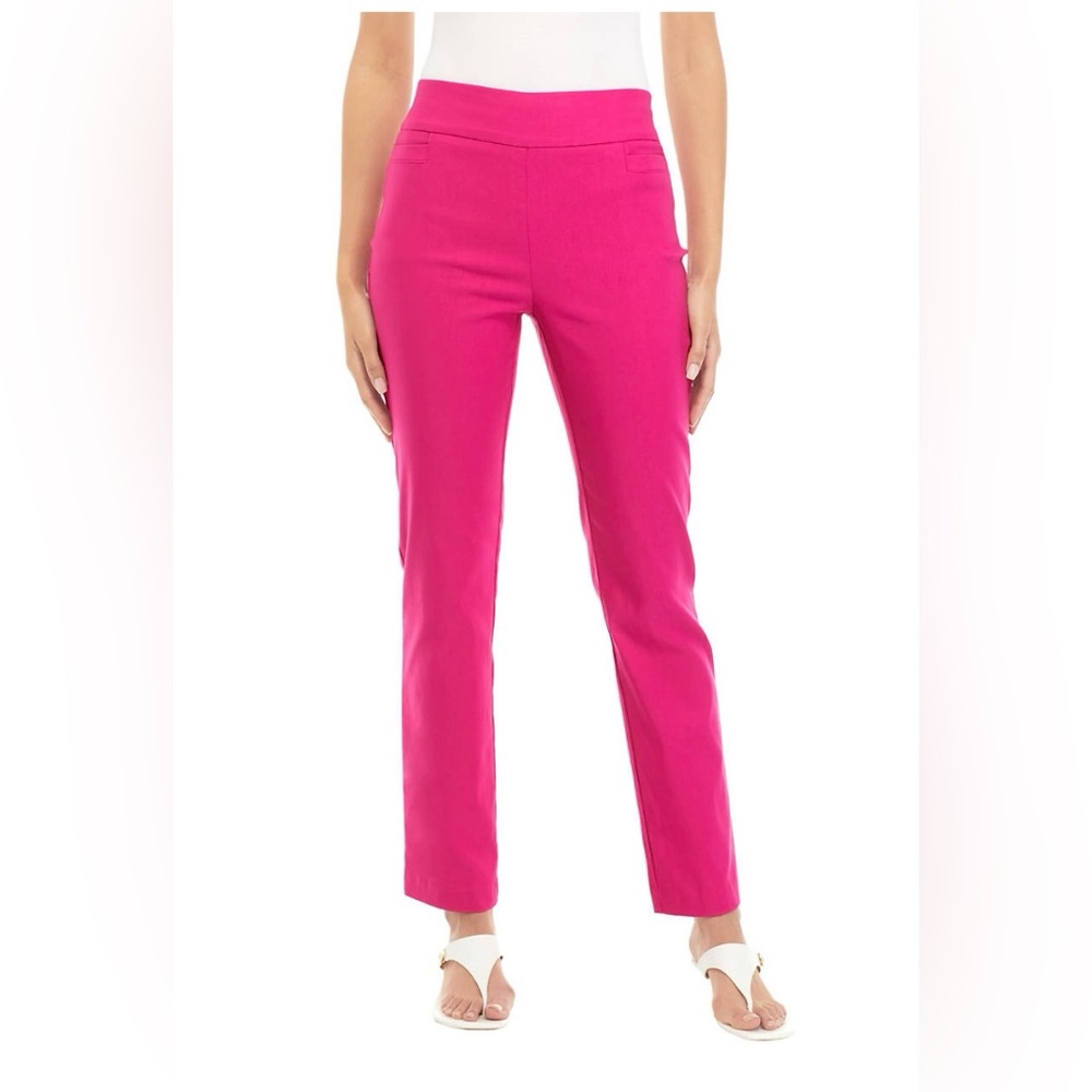 Kim Rogers Tummy Control Pink Vista Millennium Slim Fit Pants